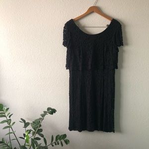 Black lace dress